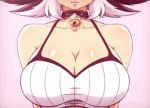  1girl bell_collar big_breasts bouncing_breasts cat_bell catgirl cleavage female_only gif huge_breasts solo solo_female 