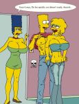  bart_simpson lisa_simpson maggie_simpson marge_simpson the_fear the_simpsons yellow_skin 