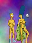  bart_simpson marge_simpson the_fear the_simpsons yellow_skin 