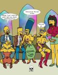 2boys 4girls bart_simpson breasts breasts_out church comic_sans english_text family father_and_daughter fellatio female_masturbation fingering_partner fingering_pussy handjob homer_simpson incest jessica_lovejoy lisa_simpson maggie_simpson marge_simpson mother_and_son multiple_girls nipples nun speech_bubble text the_fear the_simpsons topless topless_female yellow_skin