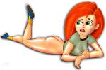  bottomless disney kim_possible kimberly_ann_possible white_background 