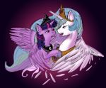  friendship_is_magic muh-arts my_little_pony princess_celestia twilight_sparkle 