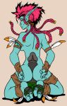  ass blue_skin dildo pink_hair troll world_of_warcraft 