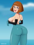  1girl 1girl 1girl ass ass_focus big_ass big_breasts big_breasts bob_cut bodysuit breasts brown_hair cartoon_milf child_bearing_hips clothed_female danny_phantom female_focus female_only high_res looking_at_viewer looking_back madeline_fenton makeup mature mature_female milf nickelodeon purple_hair short_hair sideboob sinfulline solo_female solo_focus tagme thick thick_ass thick_thighs tight_clothing voluptuous wide_hips 