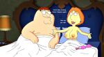  1boy 1girl cheating cuckold family_guy lois_griffin married married_woman peter_griffin 