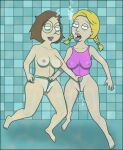 2girls ahegao american_dad asphyxiation battle bikini blonde_hair blue_bikini brown_hair cameltoe cookie_buckingham crossover cum cumming drown drowning erect_nipples family_guy female_only meg_griffin nipples pink_swimsuit pool sexfight sexfightfun squirt squirting swimsuit tan tan_line teen teenage_girl tongue tongue_out tugging_clothing underwater water wedgie young_adult yuri