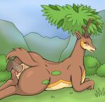  2012 antlers ass blush cervine deer disembodied_penis fang_asian female feral hi_res penetration penis pokemon pokephilia pussy sawsbuck 
