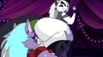  against_pole anthro big_ass breast_press breasts bubble_butt clothed_female comic crossover face_in_ass five_nights_at_freddy&#039;s five_nights_at_freddy&#039;s:_security_breach furry_female gif hand_holding hand_on_ass helluva_boss legs_together loona_(vivzmind) pushing_ass pyramid_(artist) rimming_female roxanne_wolf_(fnaf) sexy_body sniffing tail yuri 