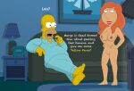  breasts crossover family_guy homer_simpson infidelity lois_griffin nudity pussy the_simpsons 