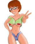  bikini glasses scooby-doo short_shorts velma_dinkley 