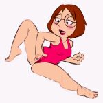  breasts erect_nipples_under_clothes family_guy fingering glasses masturbation meg_griffin shaved_pussy spread_legs swimsuit thighs 