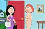  bonnie_swanson breasts erect_nipples family_guy lois_griffin nude shaved_pussy thighs 