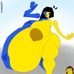 cumflation ena female_only hyper_belly secca_(artist)