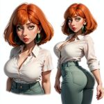  1girl 20th_century_fox ai_generated ass big_ass big_breasts breasts cleavage clothed clothes clothing dat_ass erect_nipples eyebrows eyelashes family_guy female female_only fully_clothed hips huge_ass huge_breasts human human_only large_ass large_butt lois_griffin mature_female milf navel solo solo_female thick thick_ass thick_thighs thighs wide_hips 