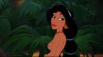  aladdin_(series) alluring ass black_hair breasts brown_eyes disney edit insanely_hot jungle necklace nipple nude princess_jasmine 