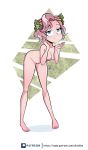  1girl bent_over breasts equestria_girls female female_only friendship_is_magic humanized looking_at_viewer my_little_pony nude ohiekhe short_hair solo standing vignette_valencia 
