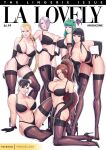  6+girls 6girls big_breasts big_breasts breasts cammy_white chun-li color colored colored_hair crossover darkstalkers dead_or_alive female_focus female_only freeglass gloves green_hair isabella_valentine king_of_fighters long_hair magazine magazine_cover mai_shiranui mature mature_female morrigan_aensland multiple_girls muscular_female nyotengu pose posing short_hair simple_background soul_calibur stockings street_fighter underwear video_game_character video_game_franchise 
