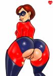  ass bodysuit helen_parr mask shaved_pussy the_incredibles thighs torn_clothes 