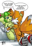  1girl cosmo_the_seedrian cum cum_in_pussy miles_&quot;tails&quot;_prower multiple_tails nipples nude omegazuel sega sonic_(series) sonic_x tagme tail vaginal_penetration 