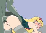  1girl blonde_hair blue_eyes couple horns penis_in_ass pussy star_butterfly star_vs_the_forces_of_evil 