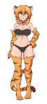  big_ass bikini cute lucyfercomic tail tiger tiger_humanoid tigress 