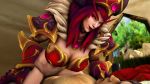  1boy 1girl 3d alexstrasza animated cleavage clothed_female_nude_male cowgirl_position heroes_of_the_storm long_hair red_hair sex solo_focus straddling tin-sfm webm world_of_warcraft 