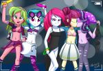 5_girls 5girls bra bra_removed breasts camera_view dress dress_lift equestria_girls friendship_is_magic horsecat humanized kissing lemon_zest looking_at_viewer my_little_pony no_panties older older_female panties partially_clothed pussy recording skirt skirt_lift standing starlight_glimmer starlight_glimmer_(mlp) vinyl_scratch vinyl_scratch_(eg) vinyl_scratch_(mlp) young_adult young_adult_female young_adult_woman yuri