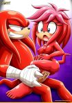  1boy 1girl anthro anthro_on_anthro anthro_only archie_comics bbmbbf cowgirl_position cum_in_pussy father_&amp;_daughter father_and_daughter female girl_on_top incest knuckles_the_echidna lara-su male mobius_unleashed nude palcomix sega sonic_(series) sonic_boom sonic_the_hedgehog_(series) vaginal 