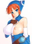  1girl animal_hood bad_id breast_slip breasts breath_of_fire breath_of_fire:_dragon_quarter breath_of_fire_v cat_hood cathood hood huge_breasts lin lin_(breath_of_fire) nagase_haruhito nipples one_breast_out solo 