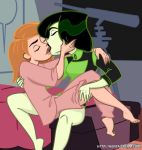  female/female female_only kim_possible kimberly_ann_possible kissing making_out shego yuri 