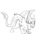  cynder monochrome spyro_the_dragon tagme 