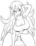 1boy 1girl big_breasts cleavage clothed_female_nude_male cordelia_(fire_emblem) cowgirl_position fire_emblem fire_emblem:_awakening fire_emblem_heroes girl_on_top happy_sex hetero long_hair looking_at_viewer monochrome nightgown no_bra no_panties pov pussy redfoil sex tagme vaginal very_long_hair 