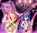  bass_guitar electric_instrument guitar inanimate kagami_hiiragi konata_izumi lucky_star music musical_instrument string_instrument 