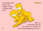 anal anus ass bart_simpson child darth_ross doggy_position erect_penis from_behind hairless_pussy lisa_simpson loli lolicon male/female nude penis pussy shota shotacon the_simpsons yellow_skin