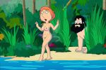  american_dad blackzacek completely_nude family_guy island lois_griffin nude_female outside stan_smith 