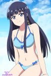  alluring beach bikini hot mahouka_koukou_no_rettousei miyuki_shiba natsu_no_nekata ocean outside sexy shiba_miyuki silf voluptuous 