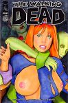 big_breasts breasts breasts_out comic_cover daphne_blake image_comics kez-the-artist monster nipples scooby-doo the_walking_dead torn_clothes zombie