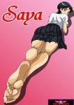 1girl anime blood+ ero_shocker feet female_only otonashi_saya saya_otonashi solo_female