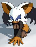  2014 anthro bat big_breasts breasts cleavage clothed clothing dboy female furry looking_at_viewer mammal rouge_the_bat sega smile solo sonic_(series) wings 