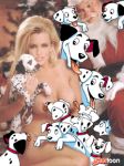 101_dalmatians animated christmas crossover disney gif lucky perdita pongo santa_claus sextoon western_cartoon