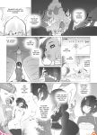  3girls animal_ears ass breasts comic doxy fluttershy_(mlp) friendship_is_magic hoodie humanized large_breasts monochrome multiple_girls my_little_pony nipples poni_parade pussy strap-on thigh_highs twilight_sparkle_(mlp) yuri zecora 