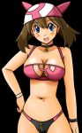  bra breasts cleavage may outfit panties pokemon 