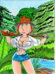 big_breasts breasts cartoon_milf cleavage family_guy kiff57krocker_(artist) lois_griffin safari