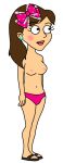 1girl ana_campbell_(goanimate) goanimate marcuvan0 tagme topless_female