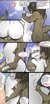  blush cat comic feline gay hayakain male penis reach_around ryugou_(webcomic) teo_(hayakain) webcomic 