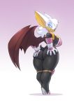  anthro ass big_breasts breasts clothing female huge_ass rouge_the_bat thick_thighs wings 