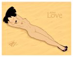  amy_wong armpit arms_up bows breasts closed_eyes darth_ross futurama nipples nude pussy shoes 