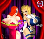  big_breasts breasts crossover disney fantastic_four invisible_woman jessica_rabbit marvel sue_storm who_framed_roger_rabbit 