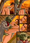 comic doggy_position from_behind interspecies natalie_portman nude_female padme_amidala questionable_consent sinful_comics star_wars vaginal yoda