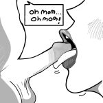 anonymous comic english_text fellatio greyscale incest milf monochrome mother mother_and_son open_mouth oral original penis son taboo text timer_(artist) tongue tongue_out young